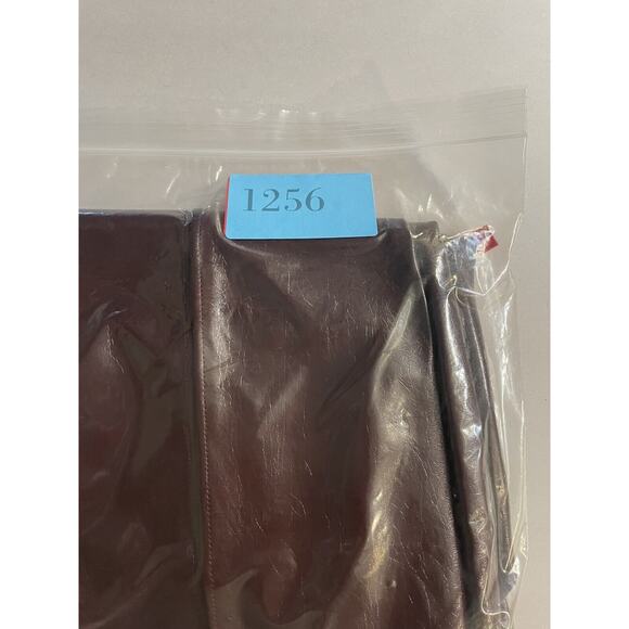 Spanx Leggings Faux Patent Leather Ruby Glossy Sz Medium High‎ Waist Stretch NEW - Picture 10 of 10